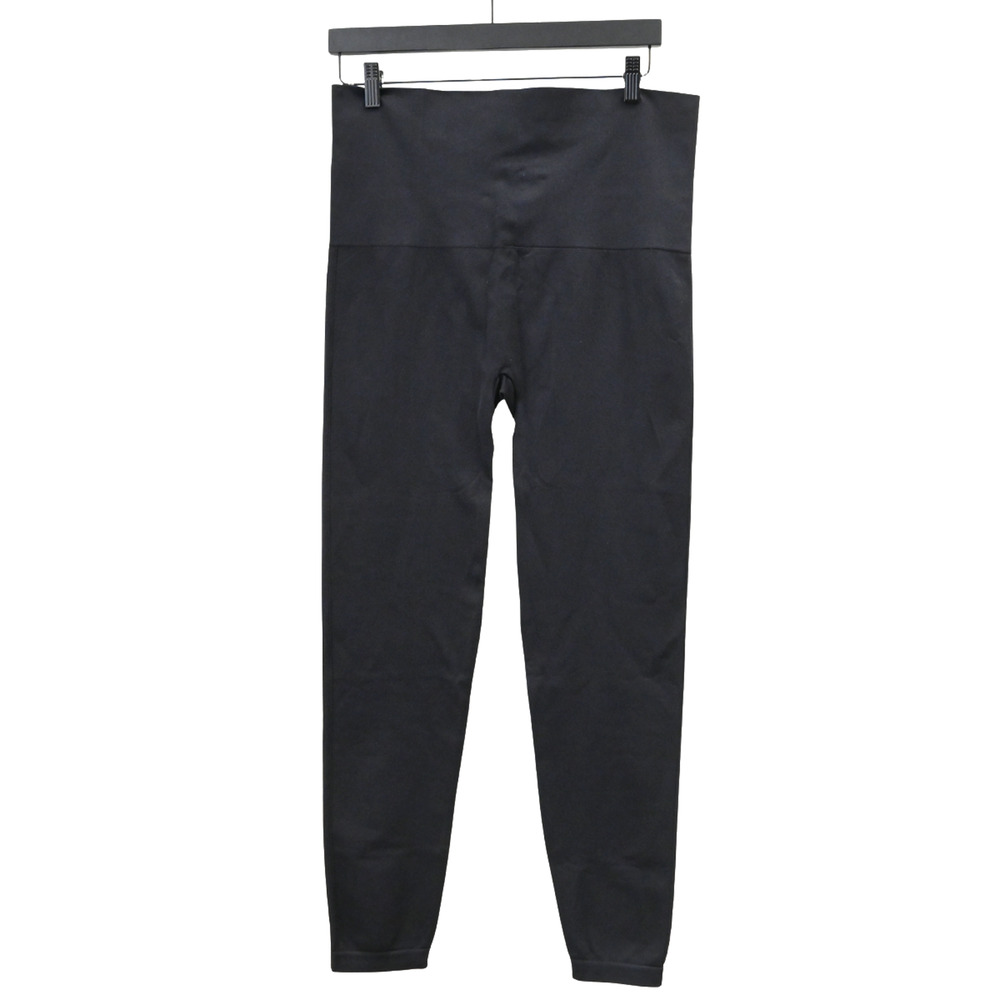 Spanx Black Nylon-Blend Leggings Size 3X